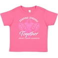 thumbnail image 3 of Inktastic Staying Strong Together with Pink Breast Cancer Ribbon Boys or Girls Baby T-Shirt, 3 of 5