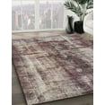 thumbnail image 2 of Ahgly Company Indoor Rectangle Abstract Rosy Purple Oriental Area Rugs, 2' x 4', 2 of 6