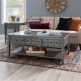 thumbnail image 2 of Linon Sadie Table Basse en Bois avec Rangement, Gris, 2 of 17