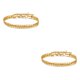 thumbnail image 2 of Sonducket Cuba de 6MM, brazalete de acero de titanio grueso, estilo moderno, joyería para hombres y mujeres, cadena de mano trenzada Type3 NO3, 2 of 6