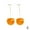 Red, variant on Sweet Resin Dangle Ear Stud Women Fruit Drop Earrings Jewelry Gift J3V0