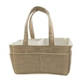thumbnail image 2 of Ohmyroo Corduroy Nursery Caddy 13x7 Inch Portable Storage Basket For Junior Daily Essentials, 2 of 5