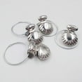 thumbnail image 4 of 8Pcs Silver Stainless Steel Shell Window Curtain Clips Shower Curtain Rod Clips Rings Clothes Drapery Hooks Clamps (Silver), 4 of 6