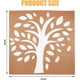 thumbnail image 2 of Adhesivos de pared de espejo acrílico 3D con forma de árbol negro, decoración de espejo acrílico con hojas de árbol estrelladas, adhesivo de espejo, arte de pared DIY, decoración acrílica, 2 of 6
