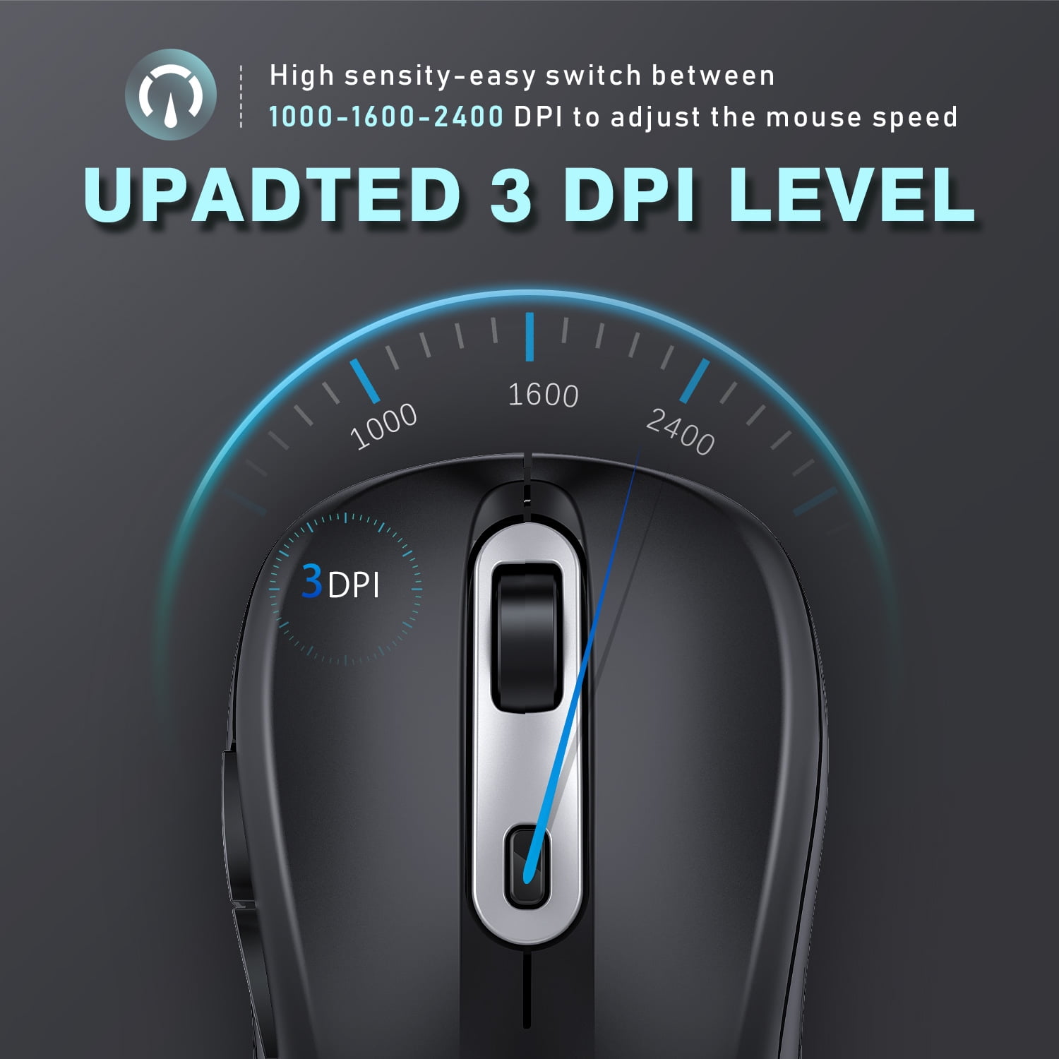 Buy Wireless Mouse,Jelly Comb USB C Mouse,Silent Ergonomic Mouse