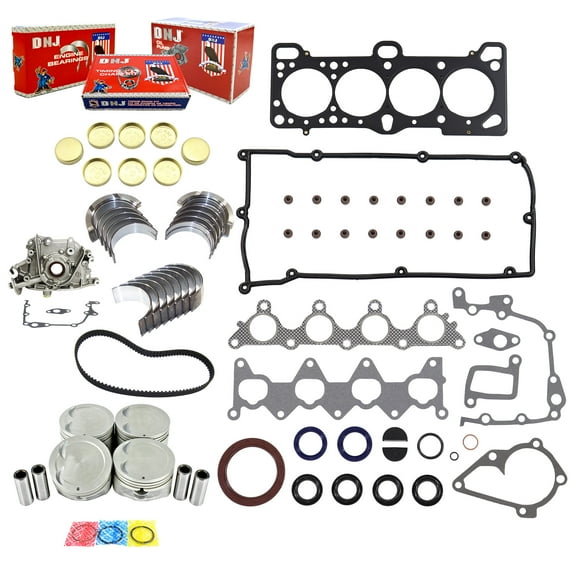 DNJ EK129M Master Engine Rebuild Kit Fits Cars & Trucks 2001-2005 Hyundai Accent 1.6L DOHC L4 16V 1600cc VIN C