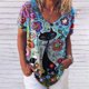 thumbnail image 1 of Camisetas con cuello en V en 3d para mujer, camisetas de manga corta con estampado de gatos bonitos, camisetas informales Kawaii a la moda, ropa divertida para mujer, 1 of 4