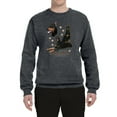 thumbnail image 2 of If It's Not a Doberman It's Just a Dog Gift | Mens Dog Lover Crewneck Graphic Sweatshirt, Charcoal, Small, 2 of 3