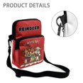 thumbnail image 5 of Chririnla Shoulder Pouch Reindeer Pattern Portable Crossbody Purse for Travel, Polyester Fabric Double-layer Phone Messenger Purse, 5 of 7