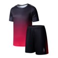 thumbnail image 2 of Boys Clothing Sets Printed Tops & Sweatpants Outfits Sportwear Sweatsuits Tracksuits 5-16 Year Red 14-15 Years, 2 of 5
