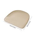 thumbnail image 3 of FEOLGEHLY U Shaped Seat Cushions for Outdoor Chairs, Office Chair Cushion, Patio Chair Cushions, Chair Cushions For Dining Chairs, Chair Cushions For Outdoor Furniture, 16.54x15.75 in (Khaki), 3 of 7