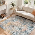 thumbnail image 2 of Roomisland Area Rugs 4x6FT Washable for Living Room, Non Slip Modern Abstract Carpet Stain Resistant Soft Low Pile Indoor Floor Rug for Bedroom Kitchen Home Office, 2 of 7