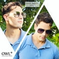 thumbnail image 4 of Tony Stark Aviator Sunglasses - Gold & Black Frame / Gradiant Ash Lens, 4 of 7