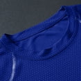 thumbnail image 4 of hoksml Men's Mesh Athletic Raglan Short Sleeve T-Shirt, Contrast Stitch Quick Dry Sports Tee, Light Airy Workout Top in Multiple Colors, 4 of 6