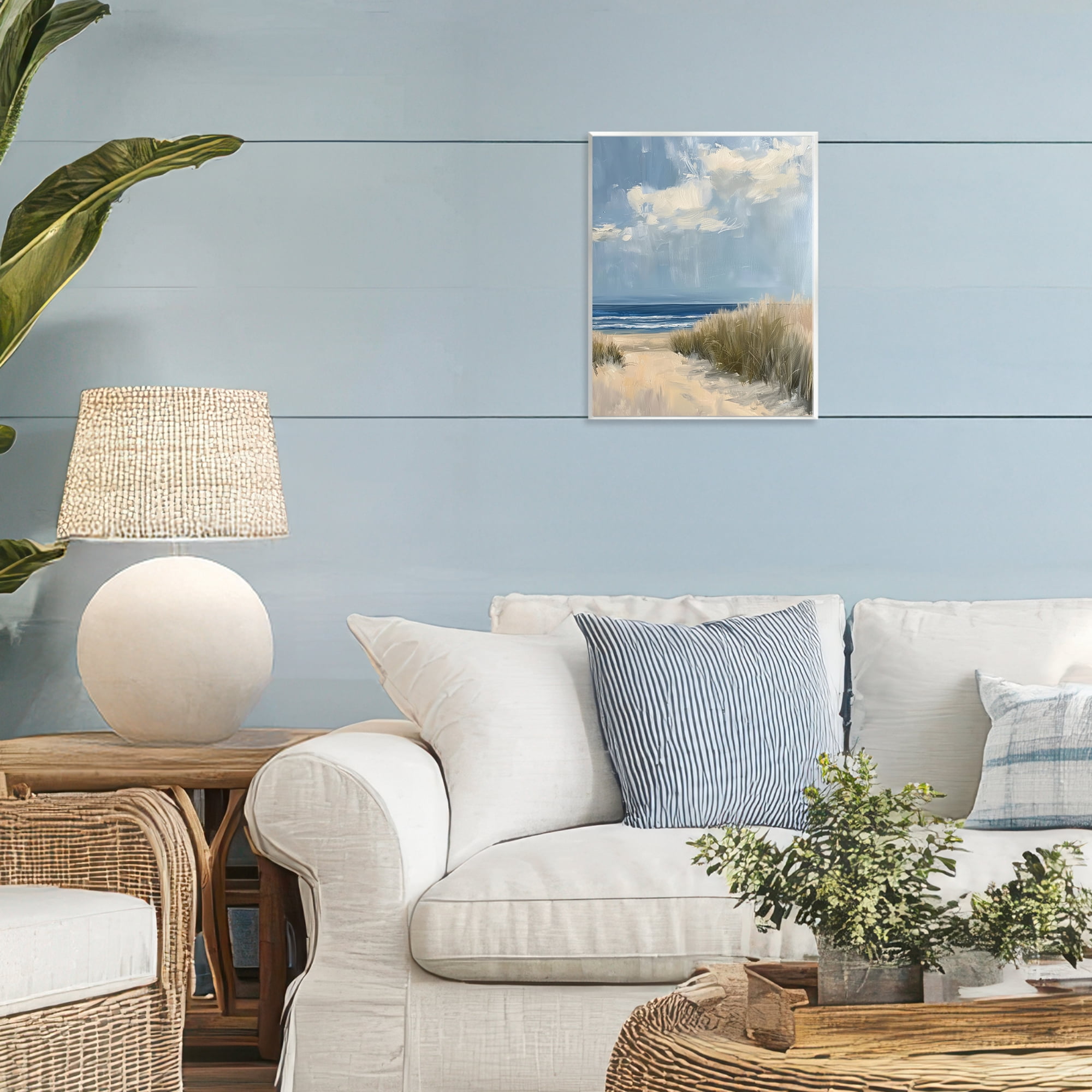 Stupell Industries In The Dunes By The Sea Wall Plaque Art, design by Petal Prints Design