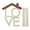 B, variant on JIhuahe Wooden Decorative Items for Furniture Desktop Counters, Home and Love Theme Ornaments for Shelf Decor, Heartwarming Display for Living Room,B
