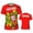 1, variant on Portugal Flag Men Sports T-shirt Women Tees jersey for Soccer Football Running Bike Tennis Fitness Fans