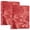 Abstract- Red, variant on D-shaped Binder with 3 Ring - PVC Waterproof 1.5 in Binder with Clear Pocket, Abstract- Blue ，1 pack