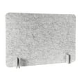 thumbnail image 4 of QSTDGVPW Desk Divider Decrease Noise Convenient Lightweight Privacy Panel Desk Partition Light Gray, 4 of 9