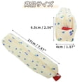 thumbnail image 6 of Unique Bargains Grid Print Pen Pouch Portable Stationery Bag Beige Floral, 6 of 6