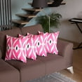 thumbnail image 3 of Ikat Set of 4 Square 18"x18" Boho Throw Pillow Covers, 3 of 4