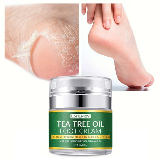 Crema Intensiva para Pies con Urea Al 42 % | Eliminador de Callos con Ácido Salicílico | 50 G - Hidratante con Aloe Vera y Aceite de Árbol de Té | Tratamiento para Piel Seca y Agrietada