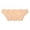 Beige, variant on 3 Pack Women Solid Seamless Sport Casual Panties Low Waist Half Brazilian Briefs 3PCS, XL, Green