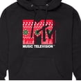 thumbnail image 3 of MTV - MTV Logo - Men's Pullover Hooded Fleece Sweatshirt, 3 of 5
