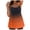 A17-Orange, variant on Womens Tankini Bathing Suits, Two-Piece Swim Dress, Print Swimsuits with Board Shorts(Orange,XXL)
