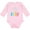 AD-Pink, variant on Inktastic Easter Hangin' with My Peeps Boys or Girls Long Sleeve Baby Bodysuit
