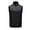 Black, variant on Lolmot Unisex Plus Size Heated Vest 21-Zone USB Charging Full Zip Patchwork Sleeveless Winter Thermal Quilted Waistcoat