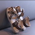 thumbnail image 5 of Favoffer Back to School Girls Summer Baby Head Wrapped Toddler Shoes Middle and Small Children Soft Bottom Princess Shoes Non-slip Casual Sandals, 5 of 5