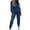 Blue, variant on Scyoekwg Womens Sweatsuits 2 Piece Set Fall Outfits Long Sleeve Sweatshirt Jogger Sweatpant Casual Two Piece Set Matching Outfits Fashion Outfits Sets (Black,XL)