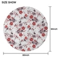 thumbnail image 6 of Pioneer Flower Floral Print Pattern Round Tablecloth 60"x60",Wrinkle Wipeable Table Cloth for Kitchen Dining Room Picnic Patio Party, 6 of 6