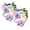 Multi-colored, variant on PhooArto Parrots Bird Watercolor Pattern Dog Bandanas, 2 Pack Soft Washable Pet Scarf Triangle for Large Dogs Puppies and Cats