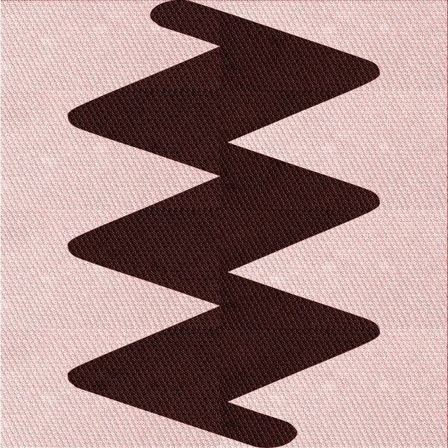 Ahgly Tapis d'Intérieur Lavable en Machine Carré Transitionnel Rouge Clair Rose, 6 Pieds Carré