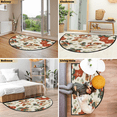 thumbnail image 7 of CURLYOOT Christmas Dog Half Round Door Mat, Indoor Outdoor Entrance Rug, Animal Pet Semi Circular Area Rug, Non Slip Washable Absorbent Doormat, Laundry Room Rug 24'' x 36'', 7 of 7