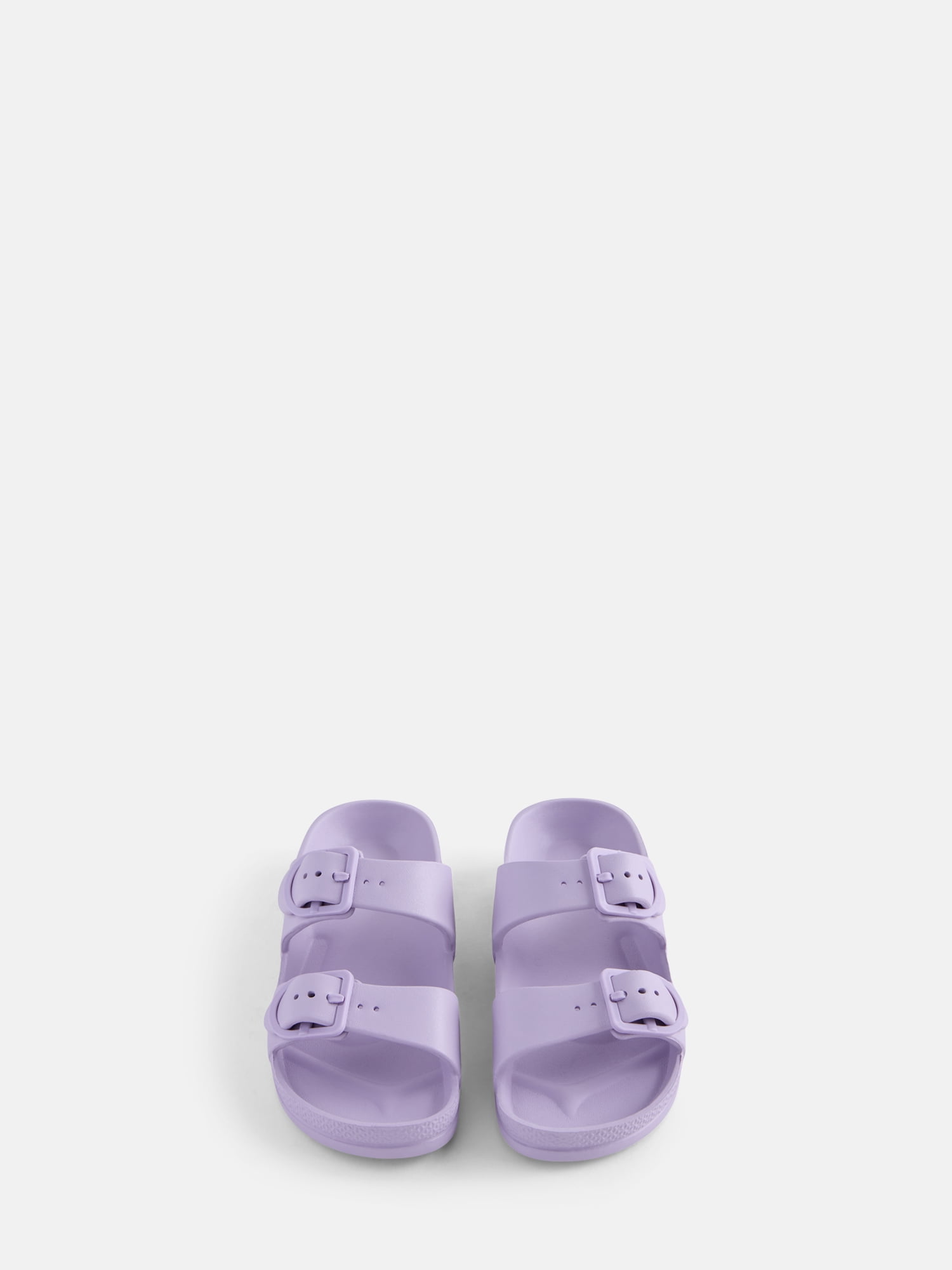 Wonder Nation Kids Two Buckle Footbed Slide Sandals