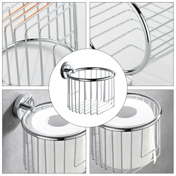 ROMANSENTIAL Bathroom Paper Towel Holder Stainless Steel 1Pack 6.29X5.50X4.13in