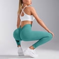 thumbnail image 4 of DAFEI Workout Leggings for Women High Waisted Seamless Track Pants 31" for Yoga Gym, 4 of 4