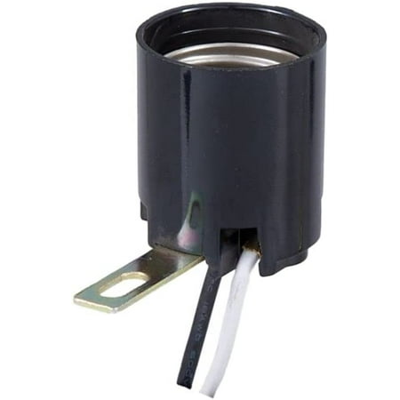 

® Med. Base Lamp Socket with Side Mounted Bracket and 7 Wire Leads