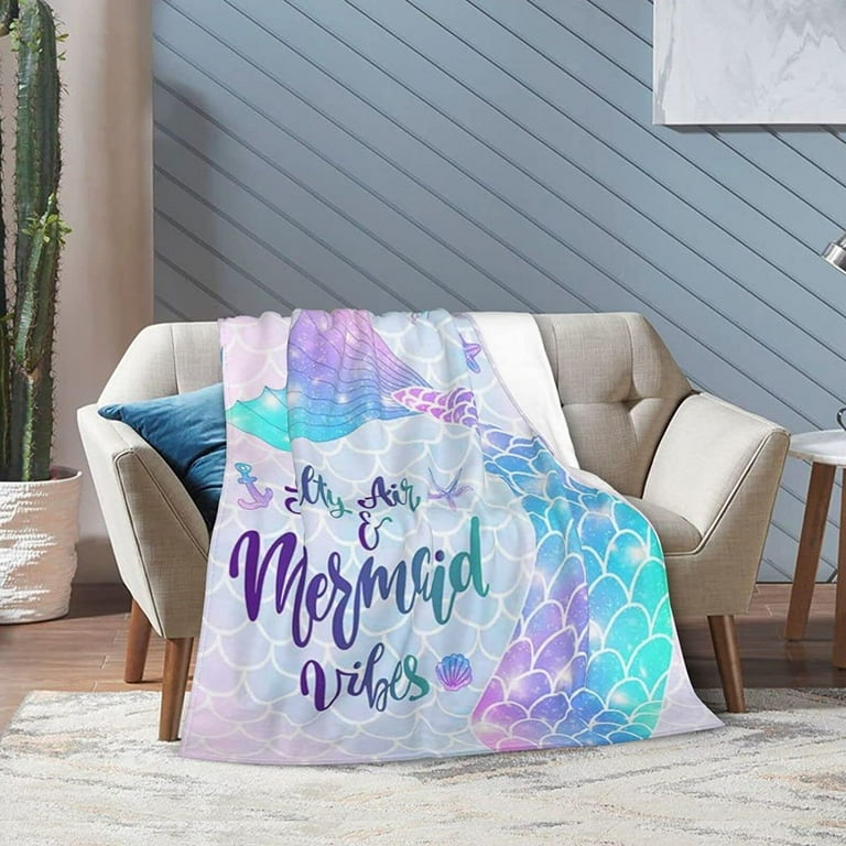 Mermaid throw blanket hotsell