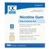 "QC Nicotine Gum Stop Smoking Aid Original 110 Pieces, 2mg Each Pack of 5"