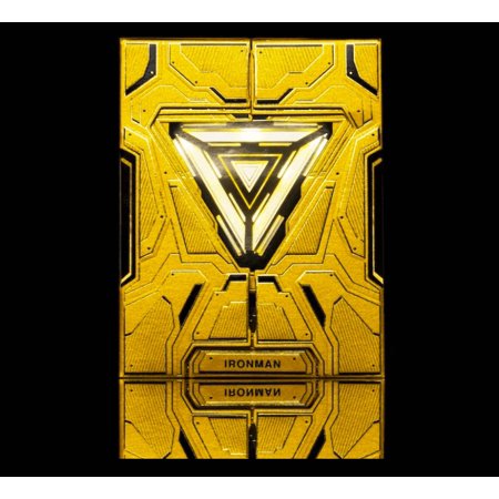 Iron Man MK 21 (Gold Foil) Playing Cards by Card Mafia