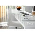 thumbnail image 2 of Furniturebox UK Enzo White High Gloss Computer Office Desk, 47.24 x 23.62 in, 2 of 6
