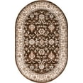thumbnail image 2 of Rugs.com Charlotte Collection Rug – 5' x 8' Oval Brown Low-Pile Rug Perfect For Living Rooms, Large Dining Rooms, Open Floorplans, 2 of 3