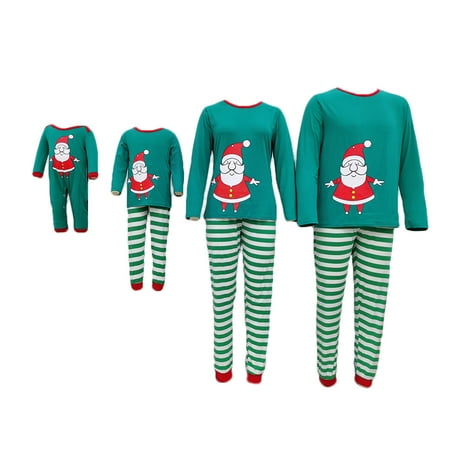

Carolilly Family Matching Christmas Pajamas Family Matching Men Women Kid Baby Sleepwear Parent-child Clothes