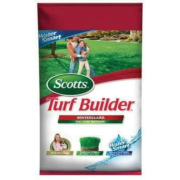 Scotts Turf Builder Winterguard Lawn Fertilizer 32-0-10 Granules - 10 Bags, 5,000 SQFT