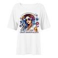 thumbnail image 4 of Women Casual Tops Trendy Womens Funny T Shirts Under 10 Dollars Solid Color Tshirts, 4 of 4