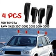 Phyun 2001-2005 For Toyota Rav4 Xa20 Black Car Roof Rack Cover Rail End ...